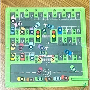 Magnetic Alphabet Car Maze Montessori Toy Wooden Sensory Travel Toys Fine Motor